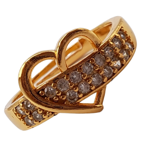 Gold Ring – Heart